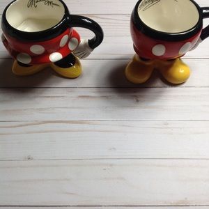Mickey and Minnie coffee mugs